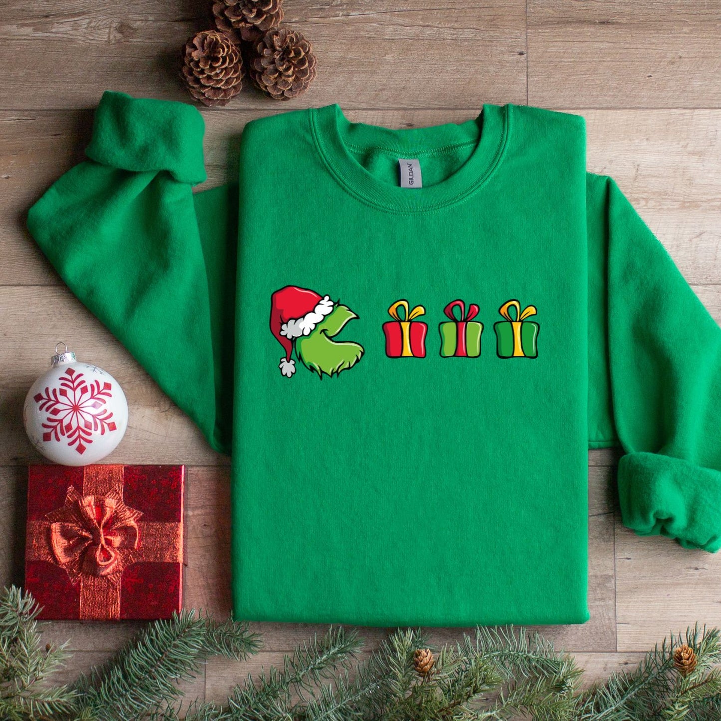 Grinchman T-Shirt or Crew Presents