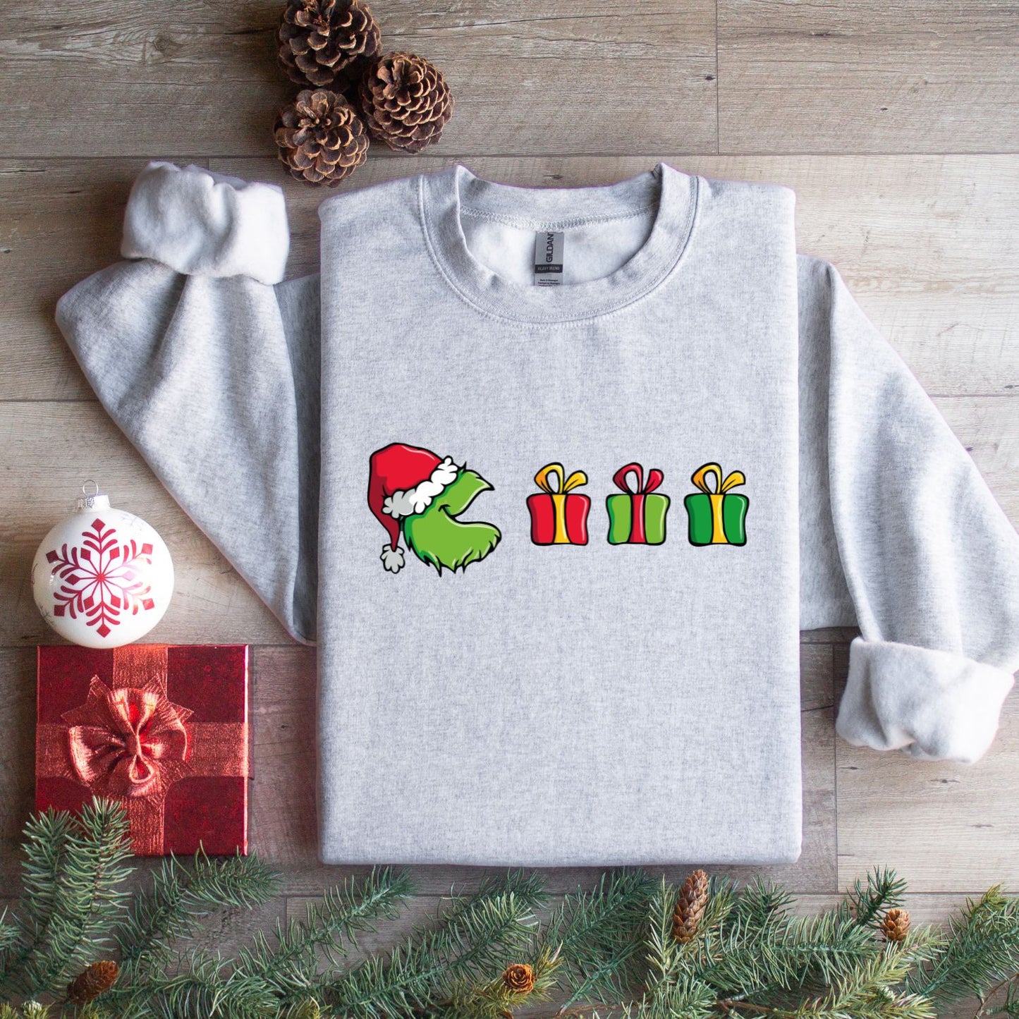 Grinchman T-Shirt or Crew Presents