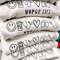 NURSE LIFE EMBROIDERED