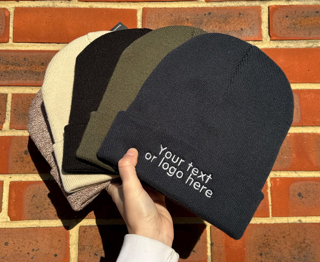 Beanie Custom Hat Stocking Cap With Patch