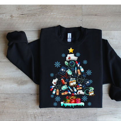 Nurse Christmas Tree Healthcare Medical