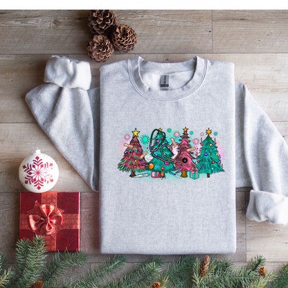Pink Christmas Tree Nursing Medical