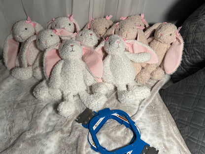 STUFFED ANIMALS BUNNY CAT DOG