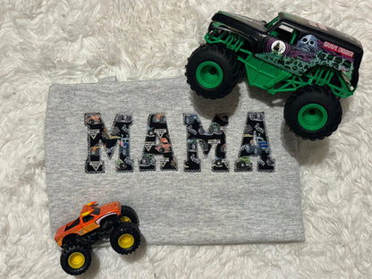 Monster Truck Embroidered Custom
